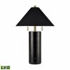 Elk Signature Blythe 26'' High 2-Light Table Lamp - Black - Includes LED Bulbs H0019-10337-LED